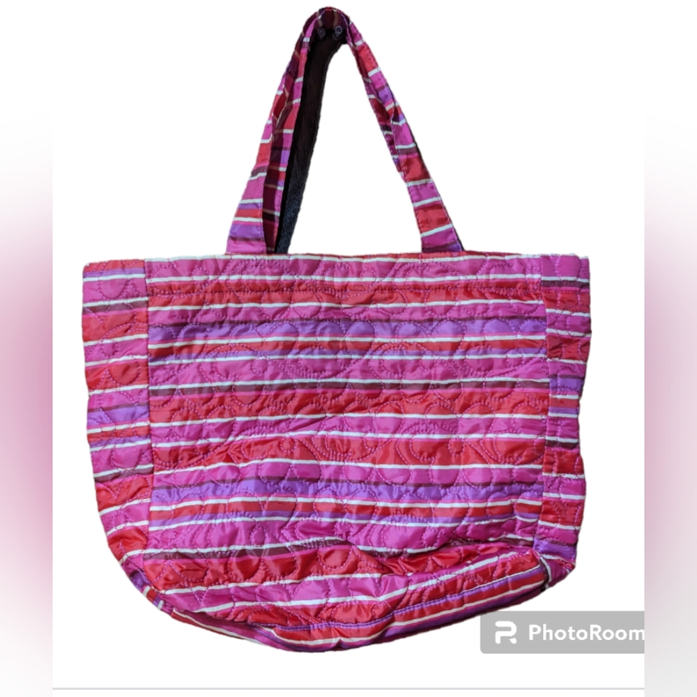 Avon. Tote. Avon. Cloth. Pink. Spring.